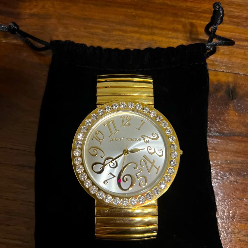 Betsey Johnson Gold Watch
